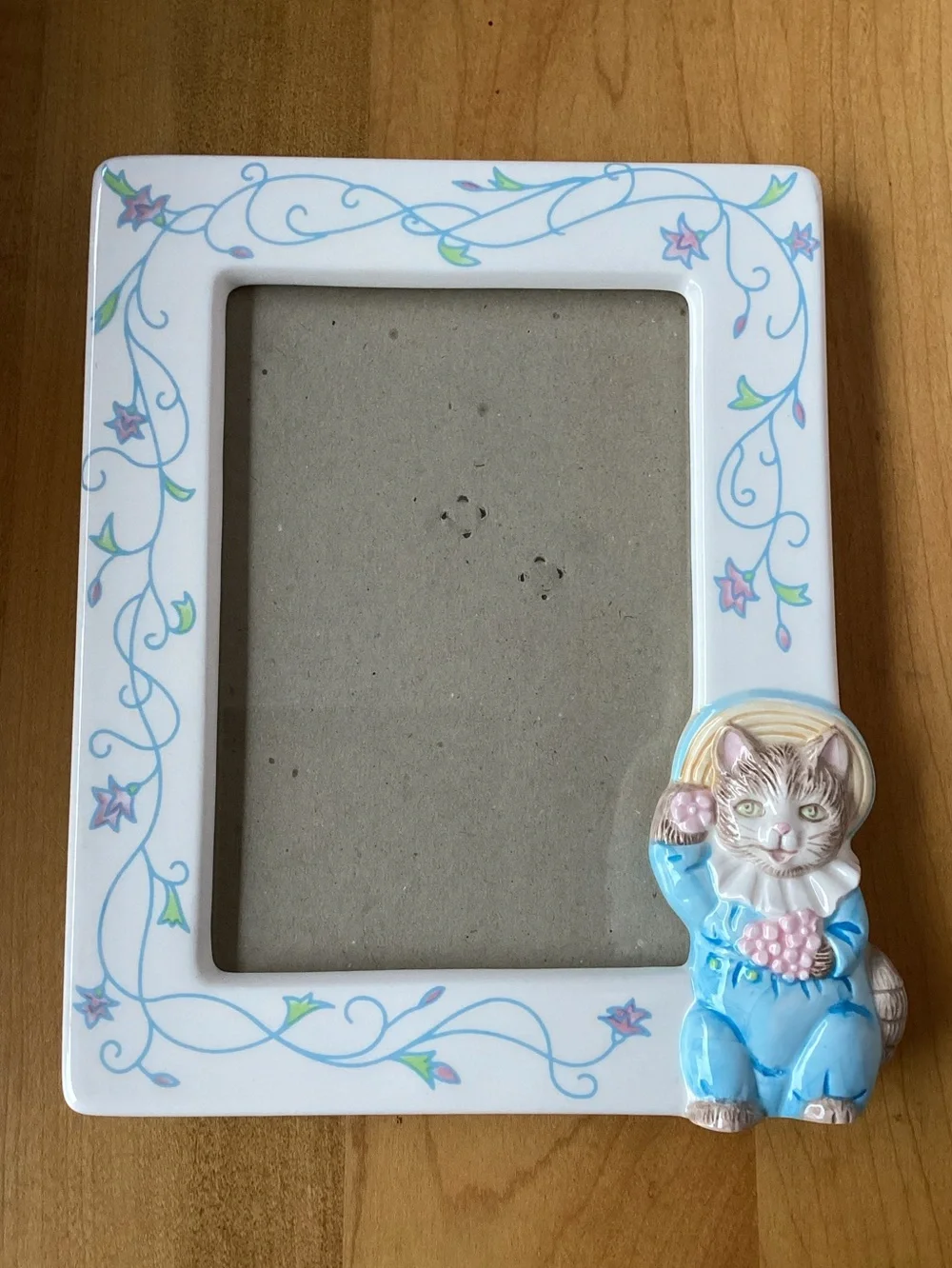 Vintage Beatrix Potter Ceramic Picture Frame ~ Circa 1988-89